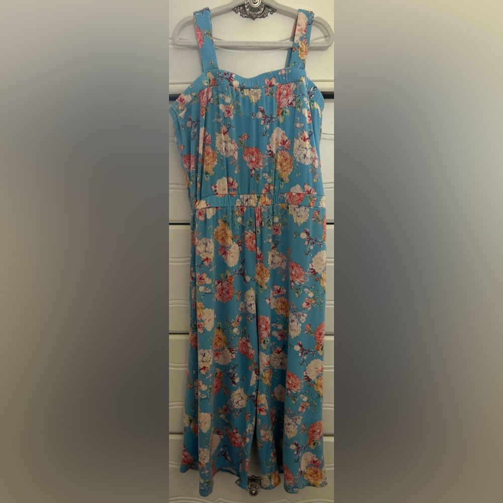 O'Neill Blue Floral Jumpsuit